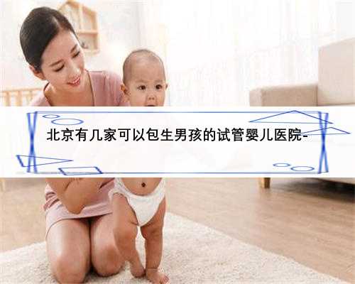 北京有几家可以包生男孩的试管婴儿医院-